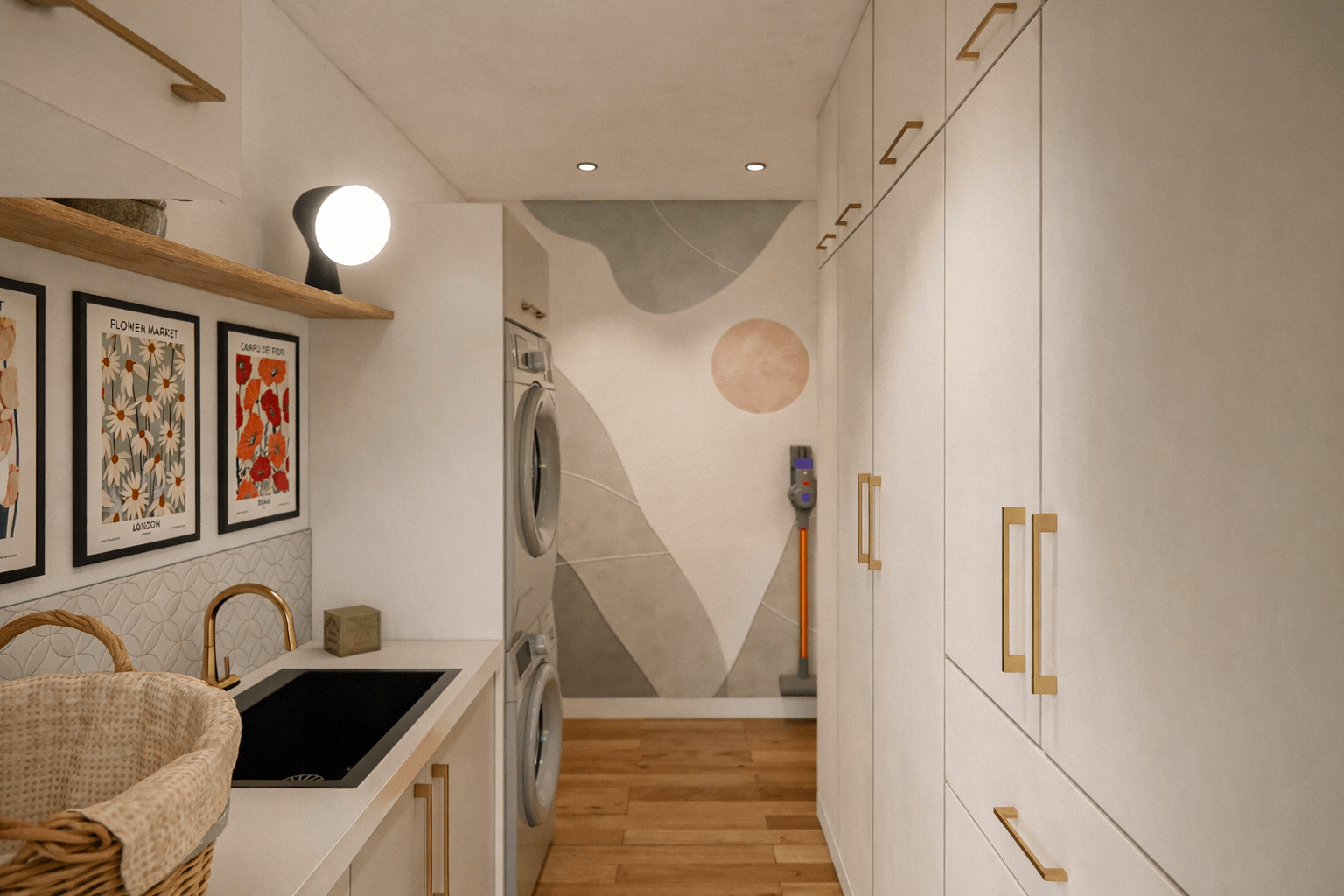 Maintenance amenagement buanderie fonctionnelle design 01
